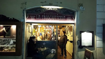 La Prosciutteria Panino shop near Trevi Fountain