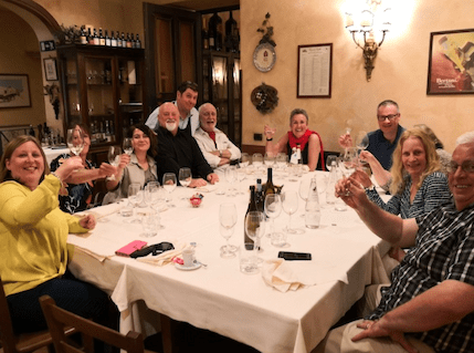 Enjoy a 4-course meal after visiting the Colosseum