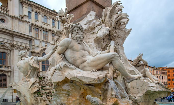 Four river fountain - things to see near Piazza Navona