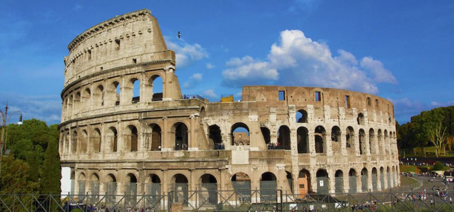 rome colosseum tourist twitter