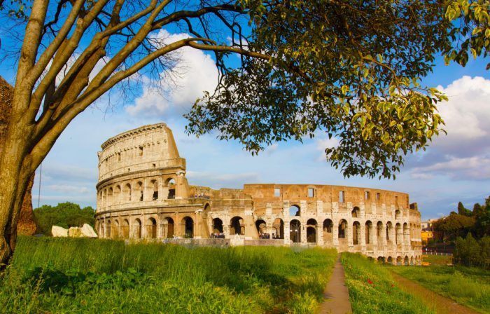 Roman Colosseum exterior
