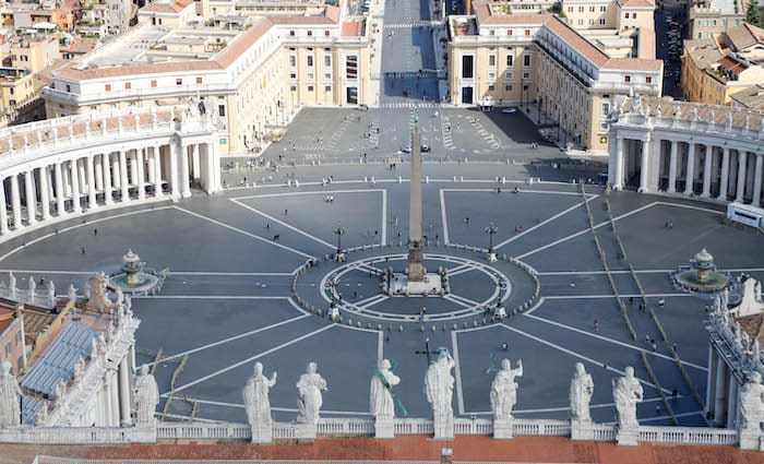 St Peter's Square Piazza San Pietro Dome Climb Vatican