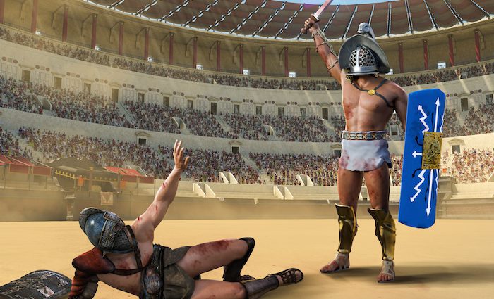 roman colosseum gladiator fights