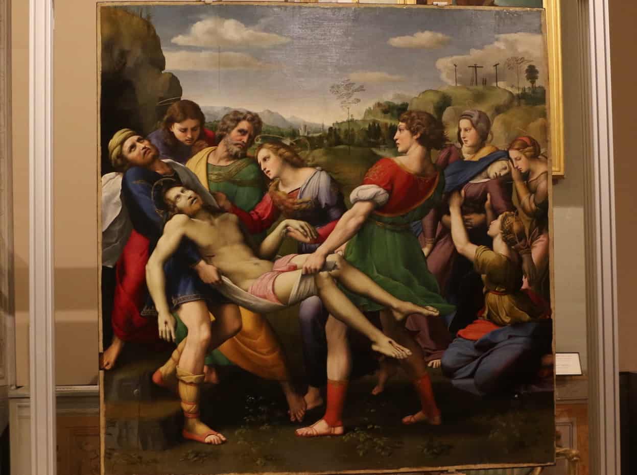 The Deposition by Raphael  - things to see in the Borghese Gallery
