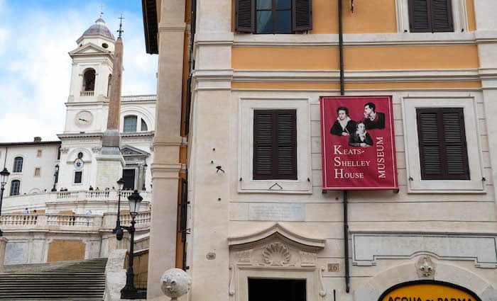 Keats Shelly House things to see near Spanish Steps