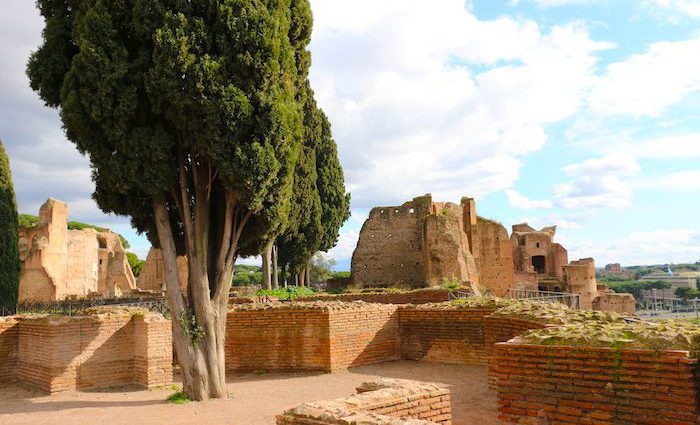 Palatine Hill near the Colosseum