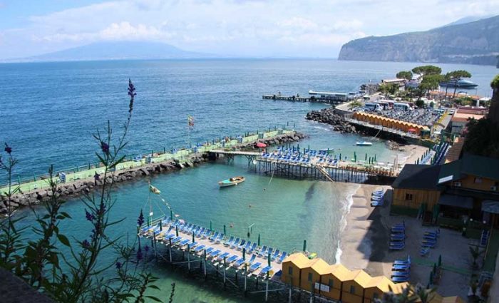 Peter's beach Sorrento Amalfi Coast Italy on a budget