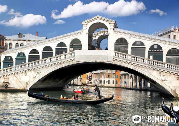 Rialto Bridge in Venice, Italy