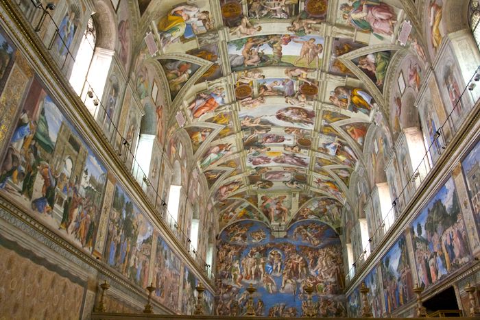 sistine chapel walls