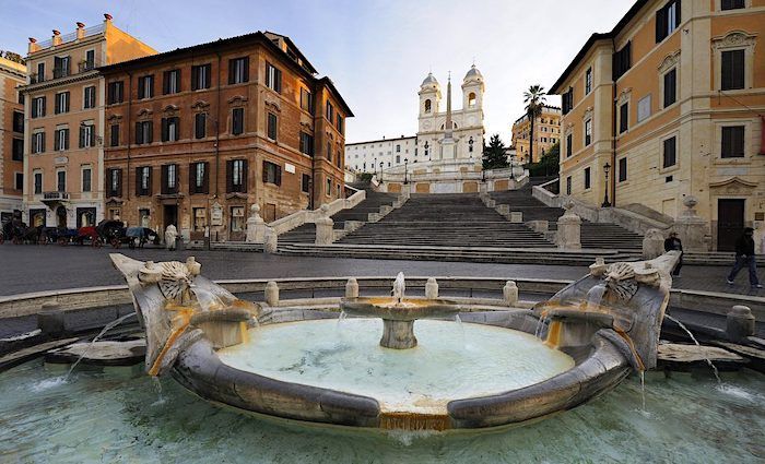 the roman guy spanish steps