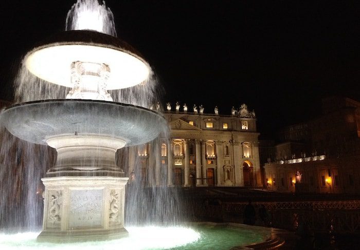 St Peter at Night Fountain 700
