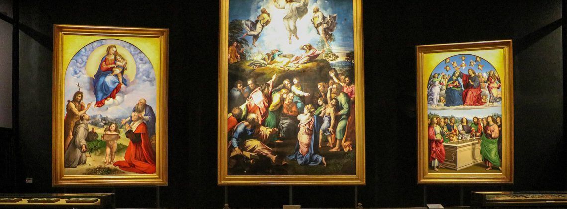 Paintings at the Pinacoteca of the Vatican Museums