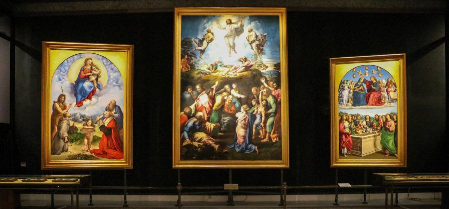 Paintings at the Pinacoteca of the Vatican Museums