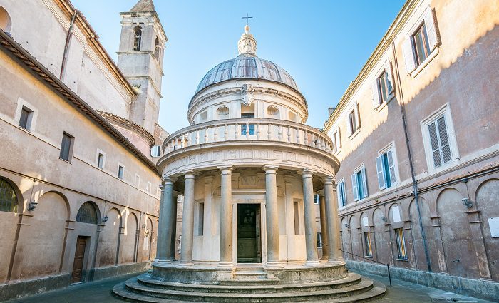Bramante's Tempietto San Pietro in Montorio Rome Italy.