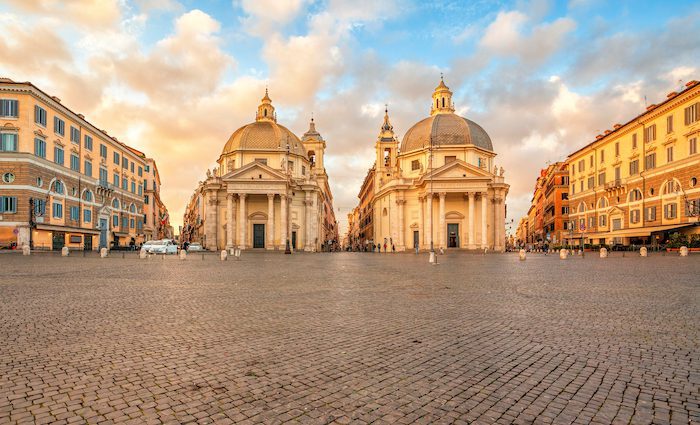 Twin churches  - things to see near Piazza del Popolo