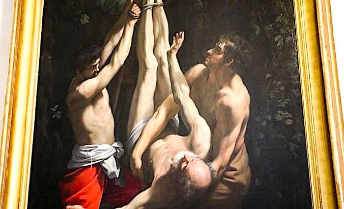 Crucifixion of Saint Peter (Guido Reni) must-see at Vatican Pinacoteca