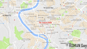 Hidden Gems Of Rome Rome Jewish Ghetto The Roman Guy   Hidden Gem Rome Jesih Ghetto Map  