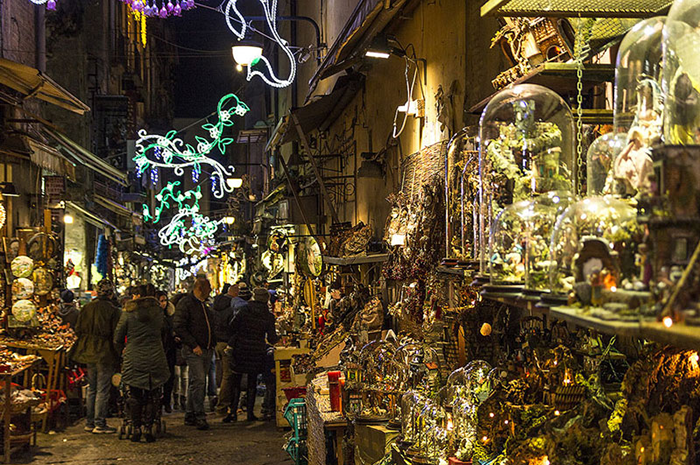 Christmas markets in Italy Naples