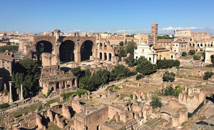 palatine hill view - things to do near the colosseum