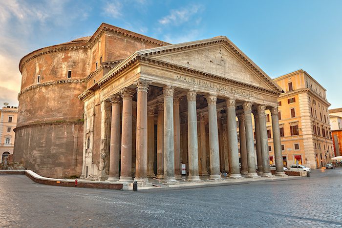 What are 2 interesting facts about the Pantheon?