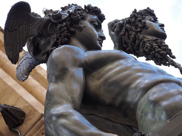 perseus with head of medusa