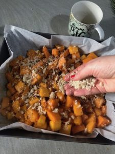 Breadcrumbs on Pumpkin - Healthy italian vegetarian recipe