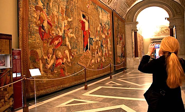 the roman guy vatican museums Vatican Gallery of Tapestries