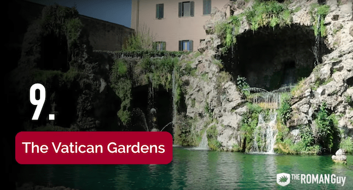 Vatican Gardens in the Vatican Museum