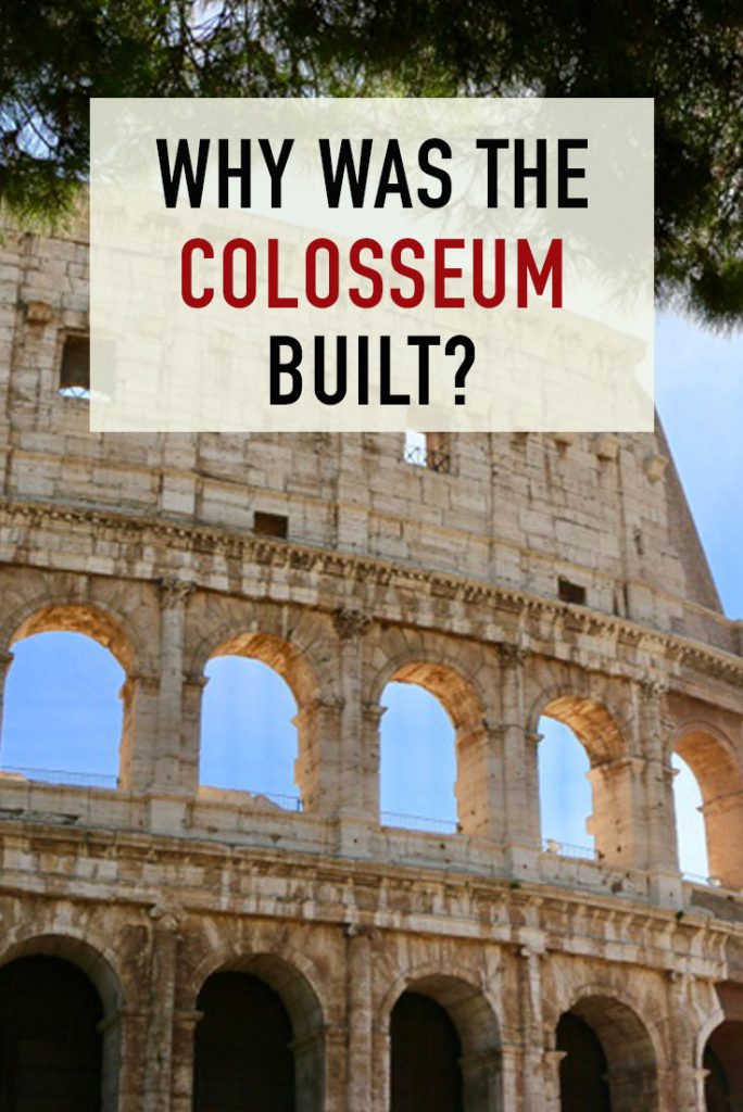 Why Was The Colosseum Built? - Italy Fun Facts - The Roman Guy